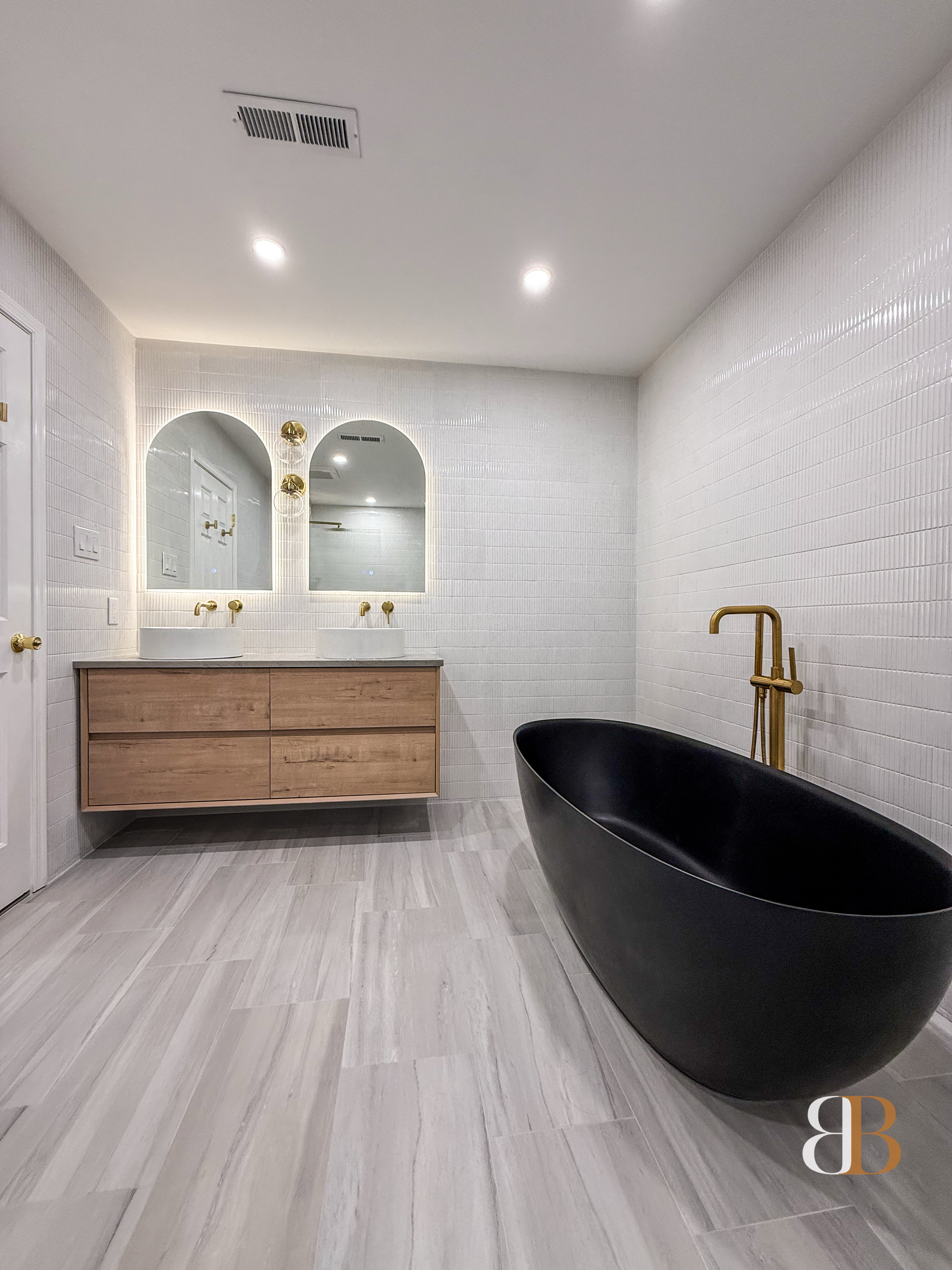 Modern bathroom remodel in Lower Gwynedd by B&B Associates Creations — photo 4